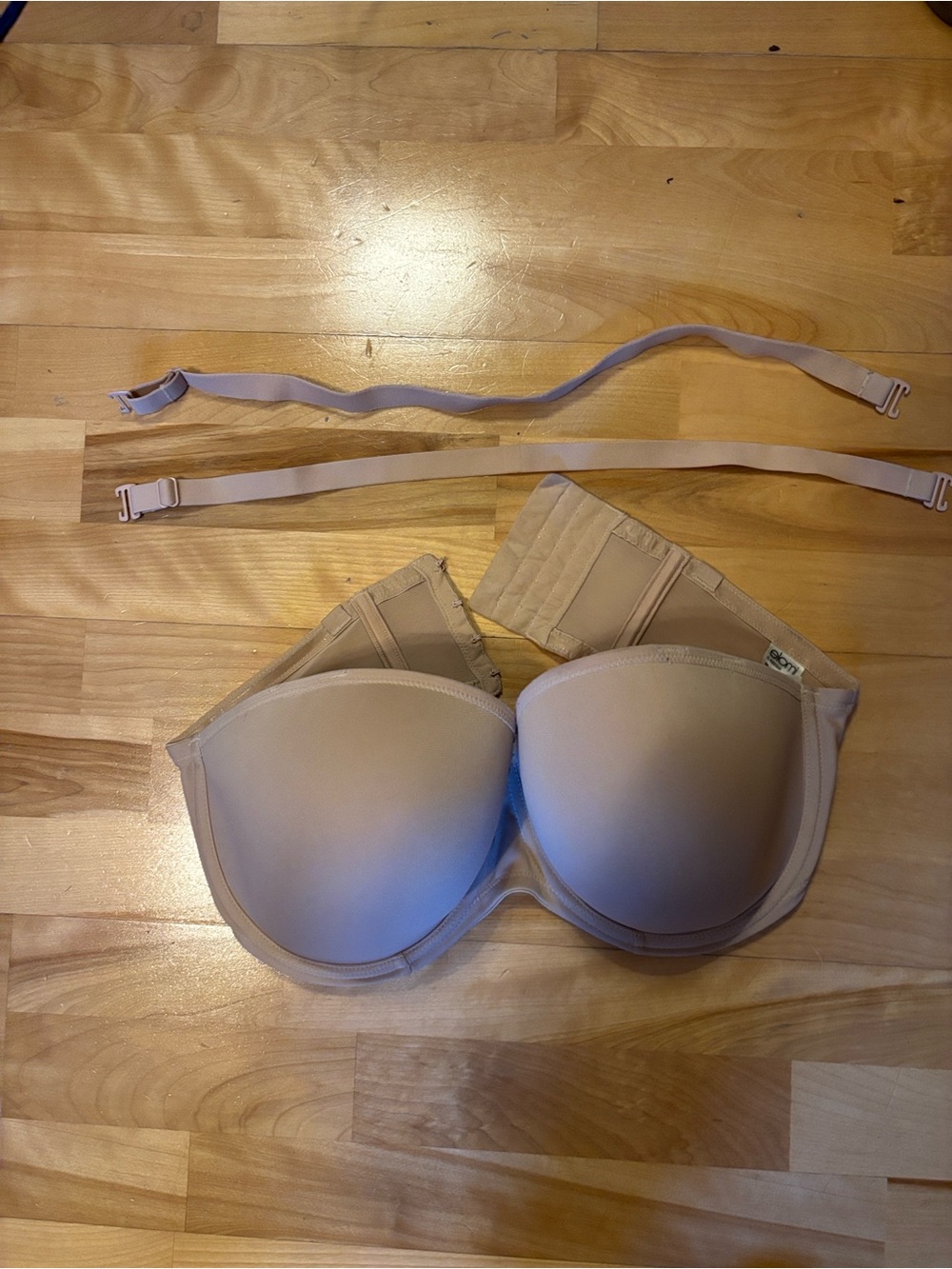 Elomi Nude/Beige Bra with Mesh Panels 38H